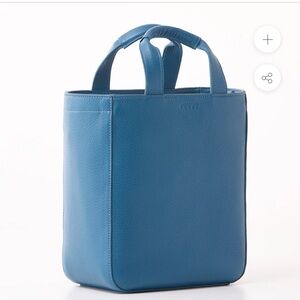 Lambertson Truex Mini Tote Demin with Colton Webbing Shoulder Strap